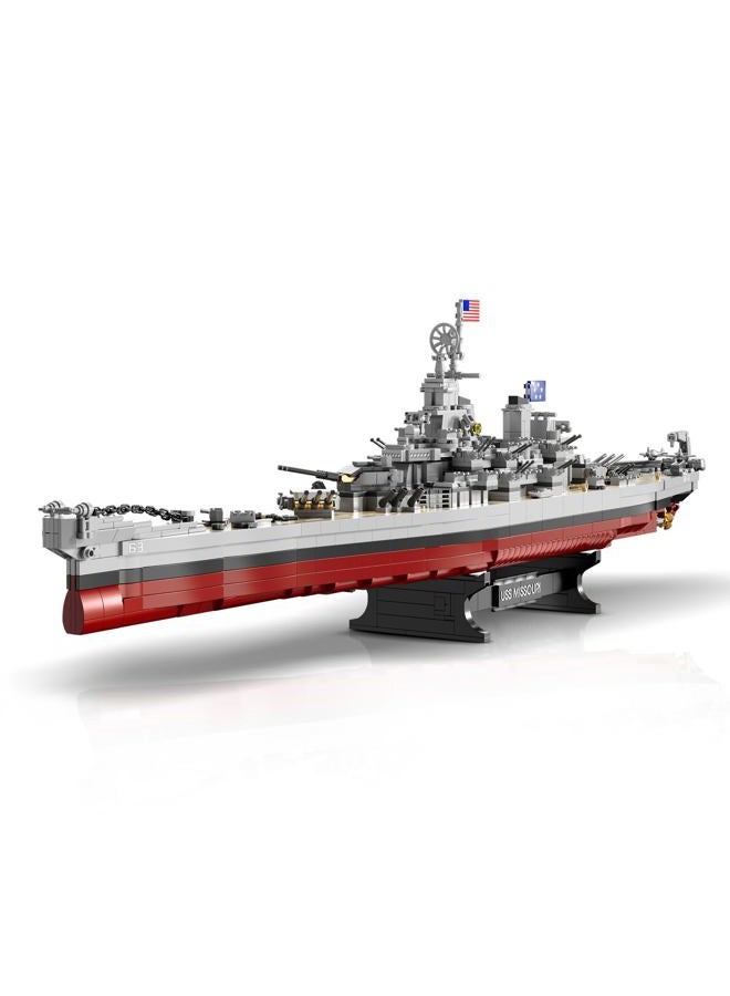 Brihappen Military World-Missouri Battleship Building Set - Image 1