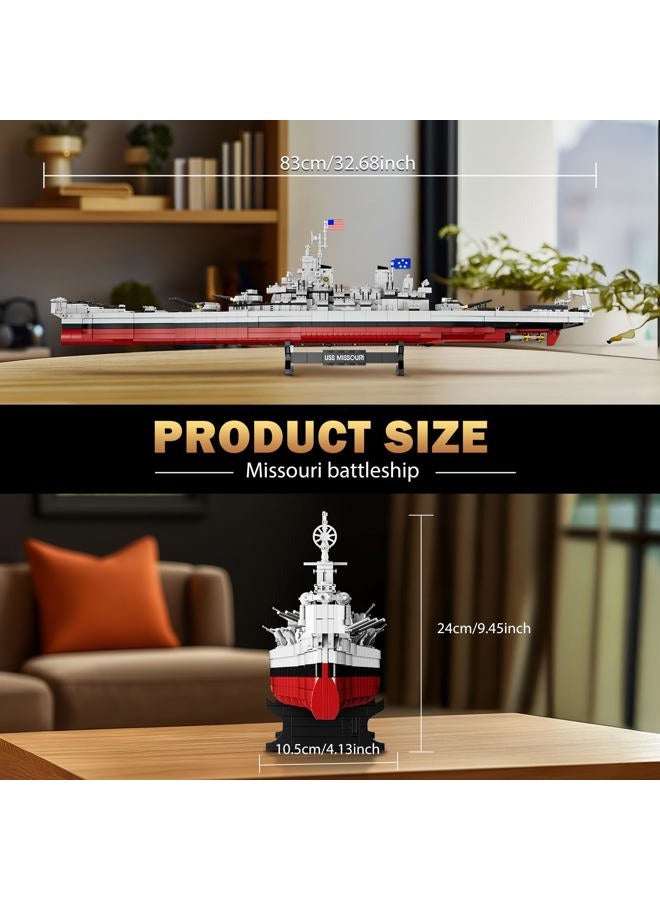 Brihappen Military World-Missouri Battleship Building Set - Image 2
