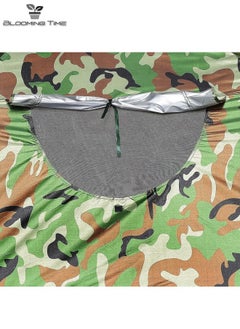 BLOOMING TIME Camouflage 2-Person Tent, Outdoor Camping, Windproof, Rainproof, Sunscreen  - Image 2
