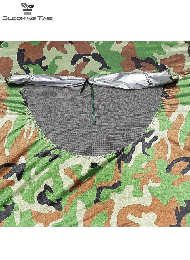 BLOOMING TIME Camouflage 2-Person Tent, Outdoor Camping, Windproof, Rainproof, Sunscreen  - Image 2