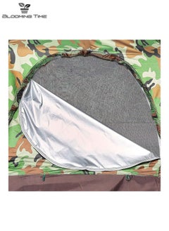 BLOOMING TIME Camouflage 2-Person Tent, Outdoor Camping, Windproof, Rainproof, Sunscreen  - Image 3