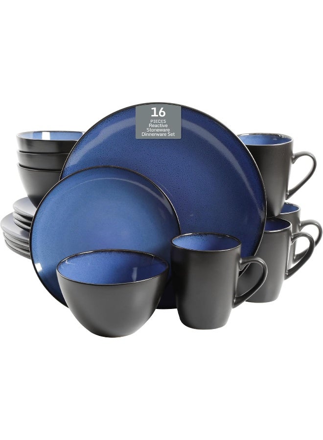 Gibson Elite Soho Lounge Round Reactive Glaze Stoneware Dinnerware Set - Image 1