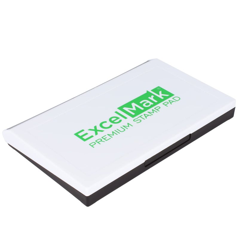 ExcelMark Rubber Stamp Ink Pad Extra Large 414 by 714 Green