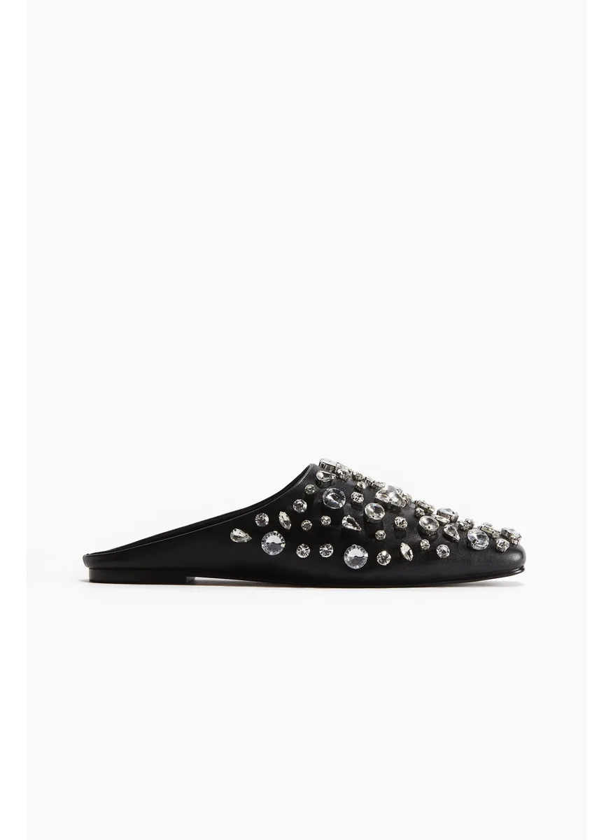 H&M Embellished Mules