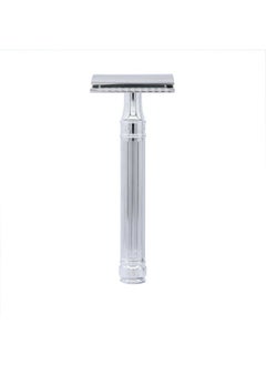 Edwin Jagger Chrome Lined Double Edge Razor - Long Handle  - Image 1