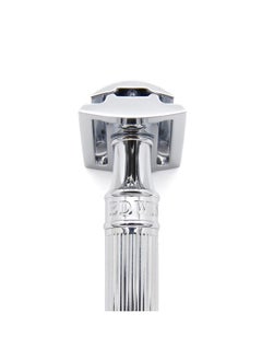 Edwin Jagger Chrome Lined Double Edge Razor - Long Handle  - Image 2