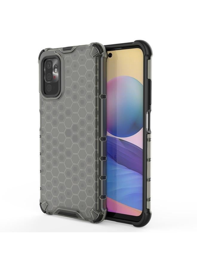 Case For Xiaomi Redmi Note 10 5G Shockproof Honeycomb PC + TPU Case