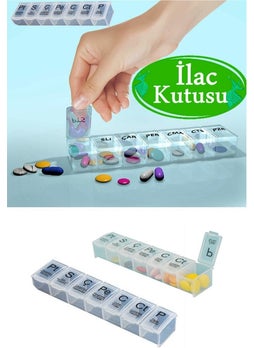 Angel Of Life Weekly Daily Medicine Storage Box 7 Day Medicine Storage Container  - Image 5