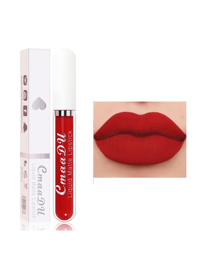 سمادو أحمر الشفاه السائل غير اللامع ، له ملمس منعش ، سهل التلوين ، لا يلمس الكوب ، له تأثير ترطيب طويل الأمد ، مع تأثير ملء الشفاه غير اللامع (# 13) - Image 1