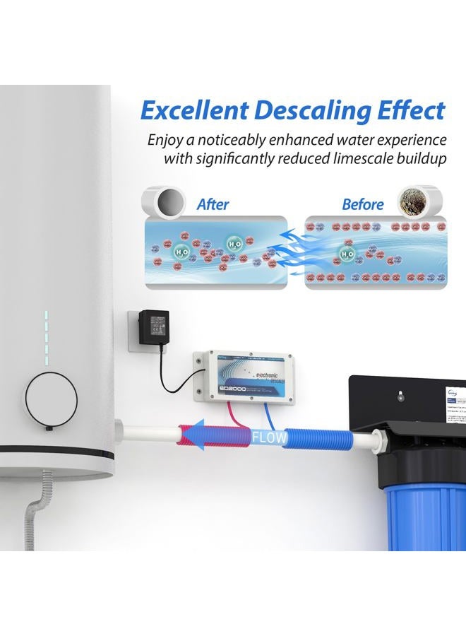 iSpring ED2000 Whole House Electronic Descaler Water Conditioner, Alternative Water Softener - Image 2