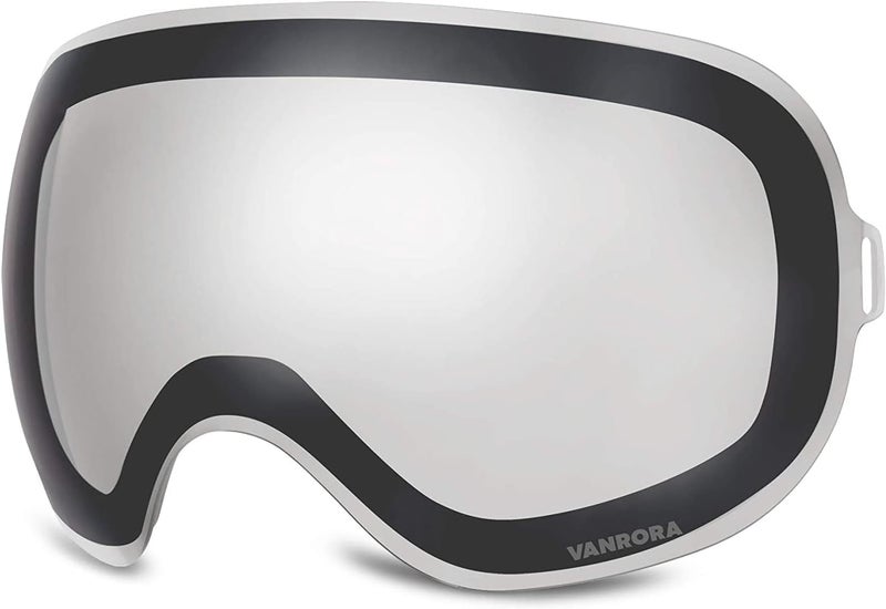VANRORA X-Mag Ski Goggles Replacement Lens, Extra Snowboard Goggles Lens, Anti-Fog & 100% UV Protection - Image 1