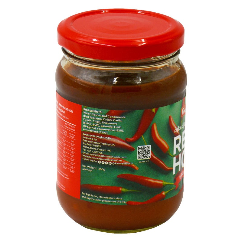 Freshia Red Hot Sauce - 250g - Image 2