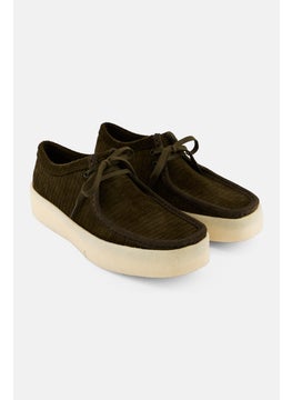 clarks Men Standard Wallabee Cup Lace Up Casual Shoes, Dark Olive  - Image 1