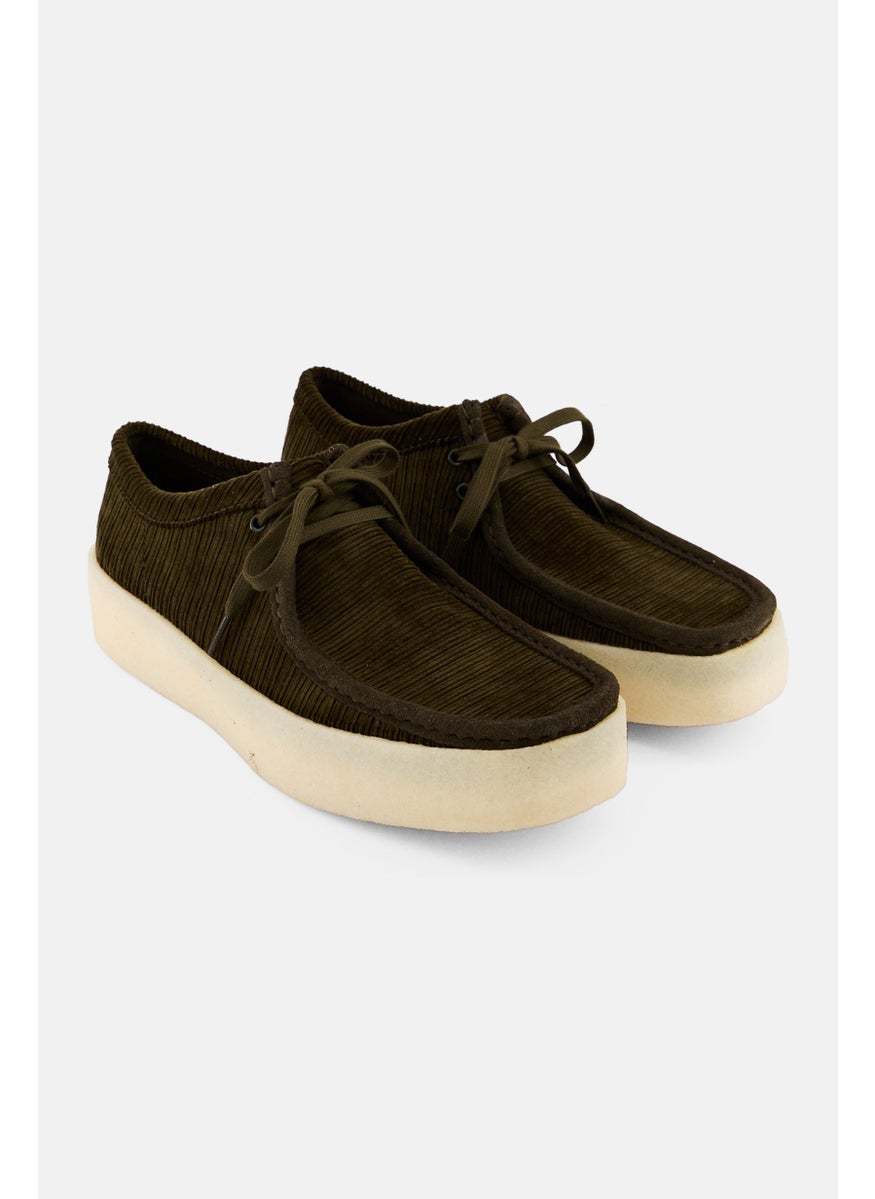 clarks Men Standard Wallabee Cup Lace Up Casual Shoes, Dark Olive  - Image 1