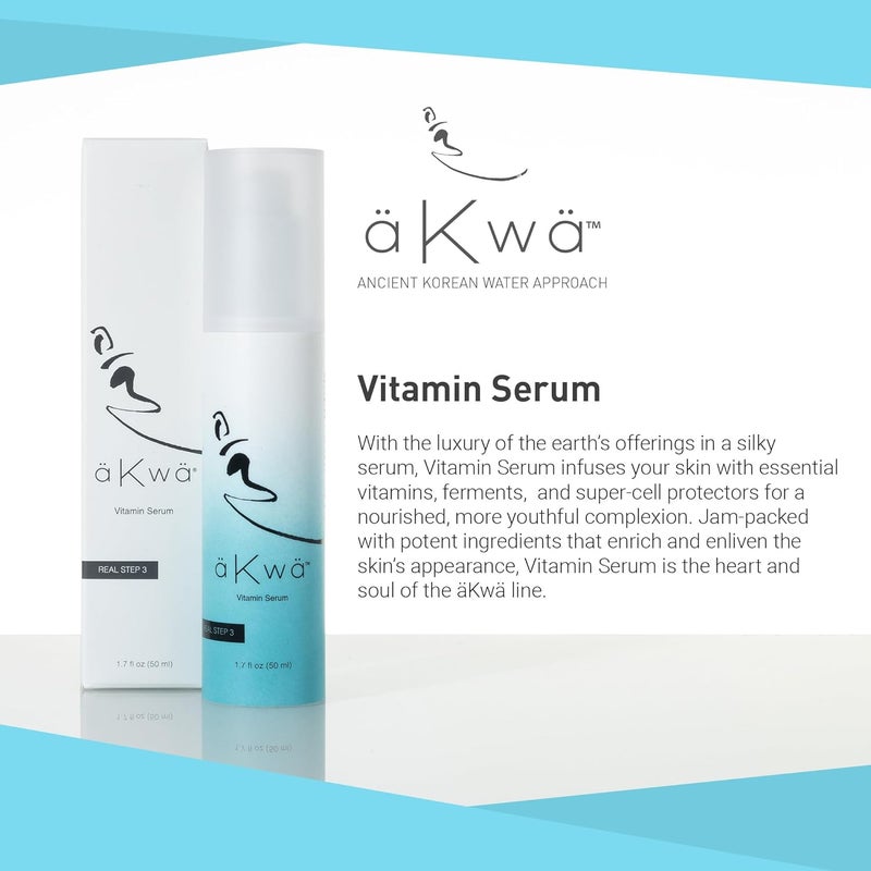 4Life aKwa Vitamin Serum Evens Tone Soothes Nourishes with Niacinamide Fermented Green Tea Water Red Maple Adenosine 15 oz - Image 3