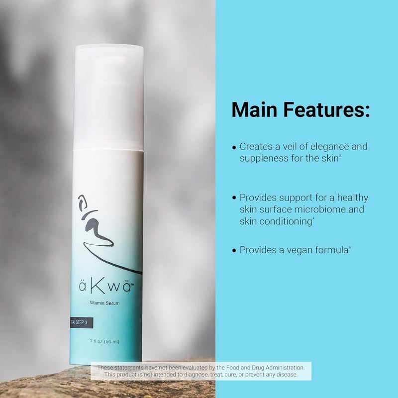 4Life aKwa Vitamin Serum Evens Tone Soothes Nourishes with Niacinamide Fermented Green Tea Water Red Maple Adenosine 15 oz - Image 4