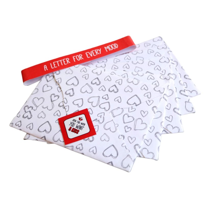 Oye Happy Open When Letters 5 Romantic and Funny Letters for HusbandBoyfriendGirlfriendWife to Gift on BirthdayAnniversary - Image 1