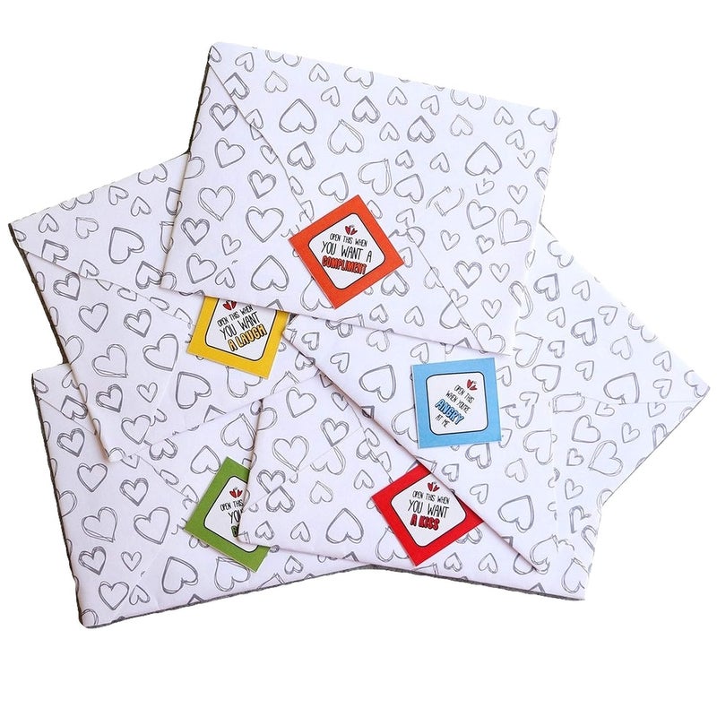 Oye Happy Open When Letters 5 Romantic and Funny Letters for HusbandBoyfriendGirlfriendWife to Gift on BirthdayAnniversary - Image 3