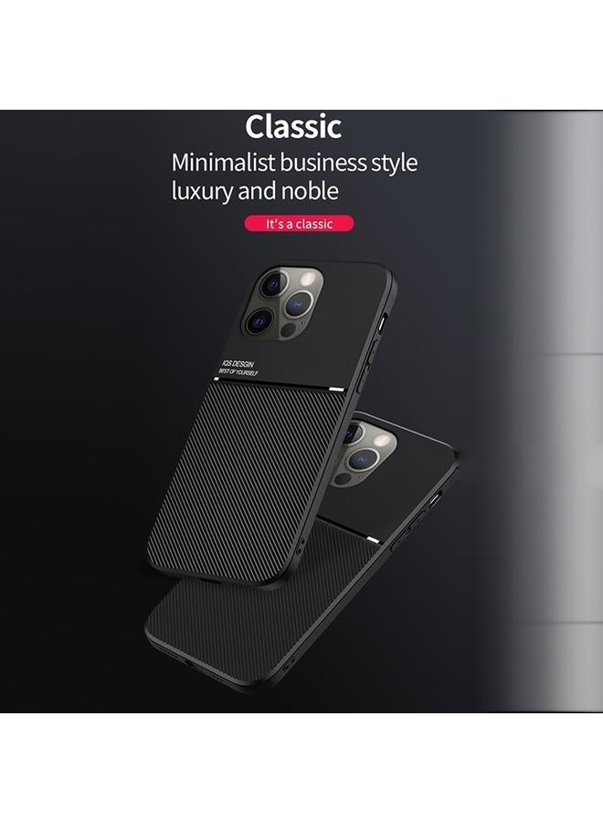 S-TOP Case For iPhone 15 Classic Tilt Strip Grain Magnetic Shockproof PC + TPU Phone Case - Image 4