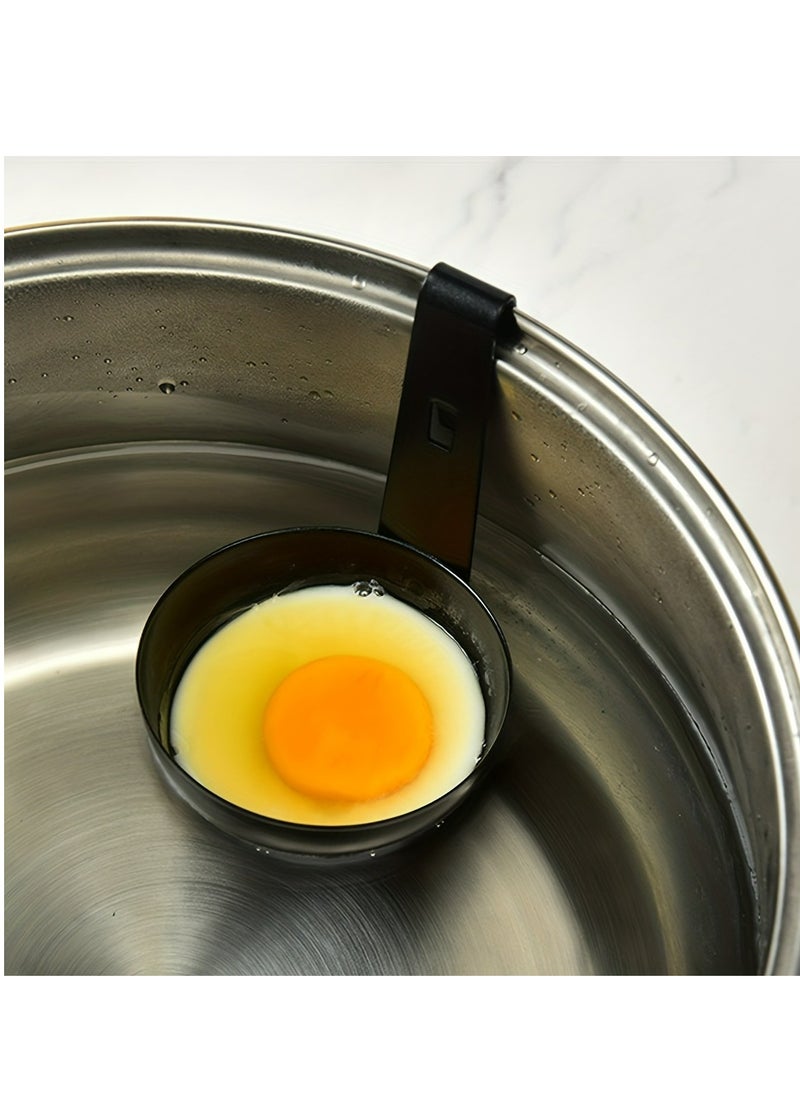 1pc Creative Breakfast Egg Cooker, Stainless Steel Egg Cooker, Egg Steaming Tool With Hook, Home Kitchen Egg Cooker Gadget, Cute Aesthetic Stuff Baking Tools Kitchen Gadgets