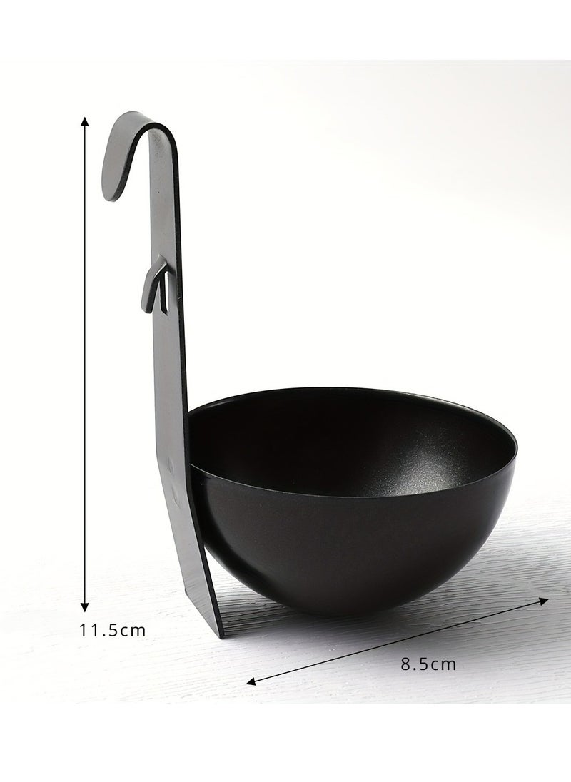 1pc Creative Breakfast Egg Cooker, Stainless Steel Egg Cooker, Egg Steaming Tool With Hook, Home Kitchen Egg Cooker Gadget, Cute Aesthetic Stuff Baking Tools Kitchen Gadgets