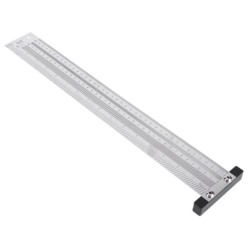 16 Inch Stainless Steel Woodworking Scribing Ruler Ultra Marking Gauge Tool - Image 2