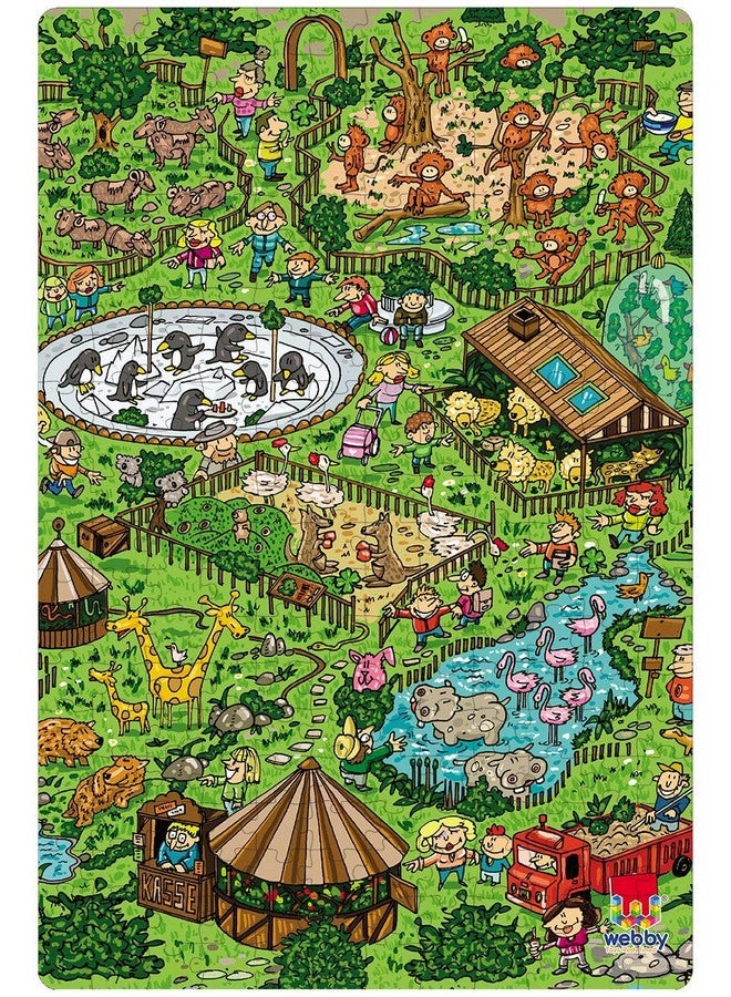 Webby City Zoo Illustration Jigsaw Puzzle, 252 Pieces - Image 2