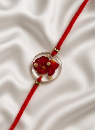Handmade Resin Rakhi with Roli-Chawal Unique Raksha Bandhan Rakhi Made with Real Red Rose Petals - pzsku/Z5E852B5E031BDCC1A2C5Z/45/1753273751/776750c4-47ff-4ed5-8497-4066d437afbd