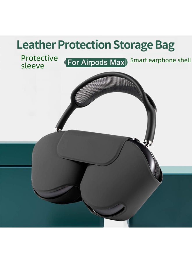Generic - Suitable For Airpods Max Headset Protective Case Wireless Connection Bluetooth Earphone Case-Color:Black-Model:110*220mm - Image 1
