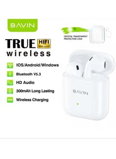 Bavin BAVIN BA35  Wireless Bluetooth Earphone Wireless Charging HiFi Stereo Sound Earbuds Touch Control  - Image 1