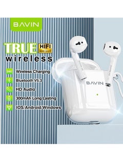 Bavin BAVIN BA35  Wireless Bluetooth Earphone Wireless Charging HiFi Stereo Sound Earbuds Touch Control  - Image 4