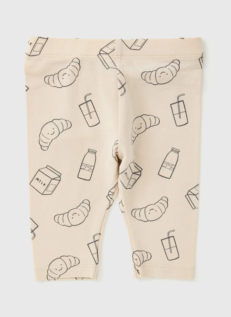Matalan Baby Cream Brunch Leggings
