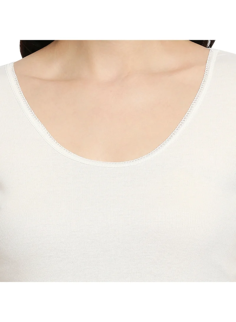 BYC GIRLS COTTON UNDERSHIRT (PACK OF 3) - IVORY