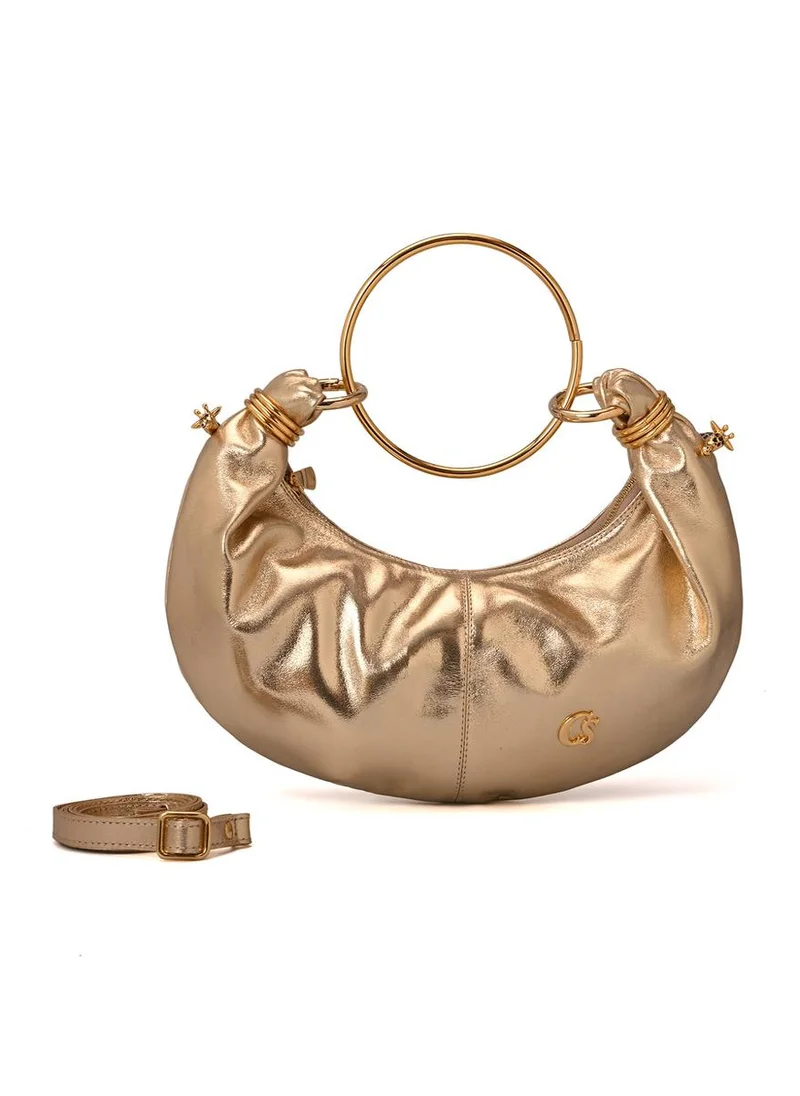 Carmen Steffens Golden Gold Bracelet Bag