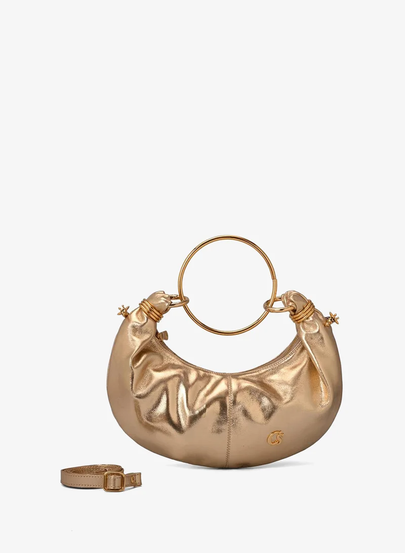 Carmen Steffens Golden Gold Bracelet Bag