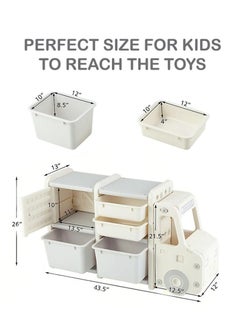 Bumble & Bird Bumble & Bird - Truck Toys Storage Rack  - Image 3