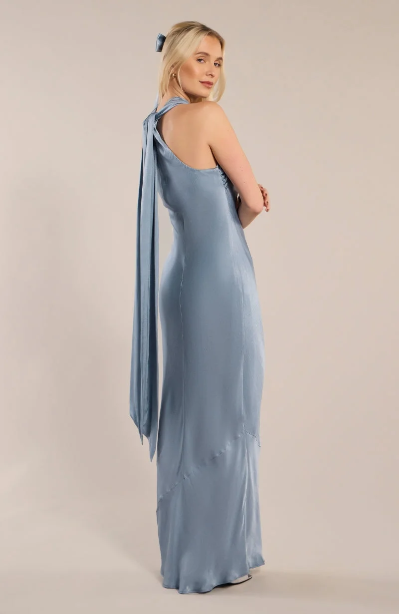 Rewritten London Roma Halterneck Dress