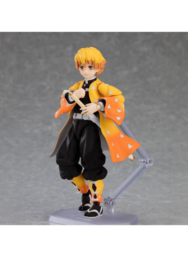 general Demon Slayer: Kimetsu no Yaiba Zenitsu Agatsuma articulated figure and can be given as a gift to friends and fans - Image 1