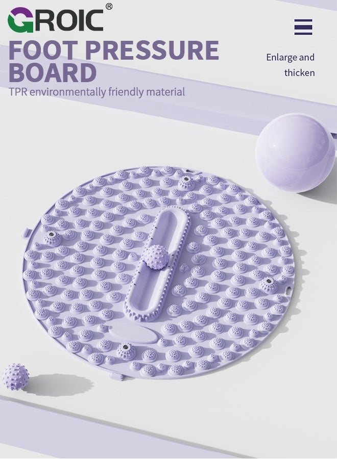 GROIC Foot Massage Mat with Magnets And 1 Massage Ball, Feet Massage Pad Anti Slip Outdoor Massage Mat, Reflexology Walk Massage Mat Multifunctional Relaxing Pressure Leg Pain Tool - Image 3