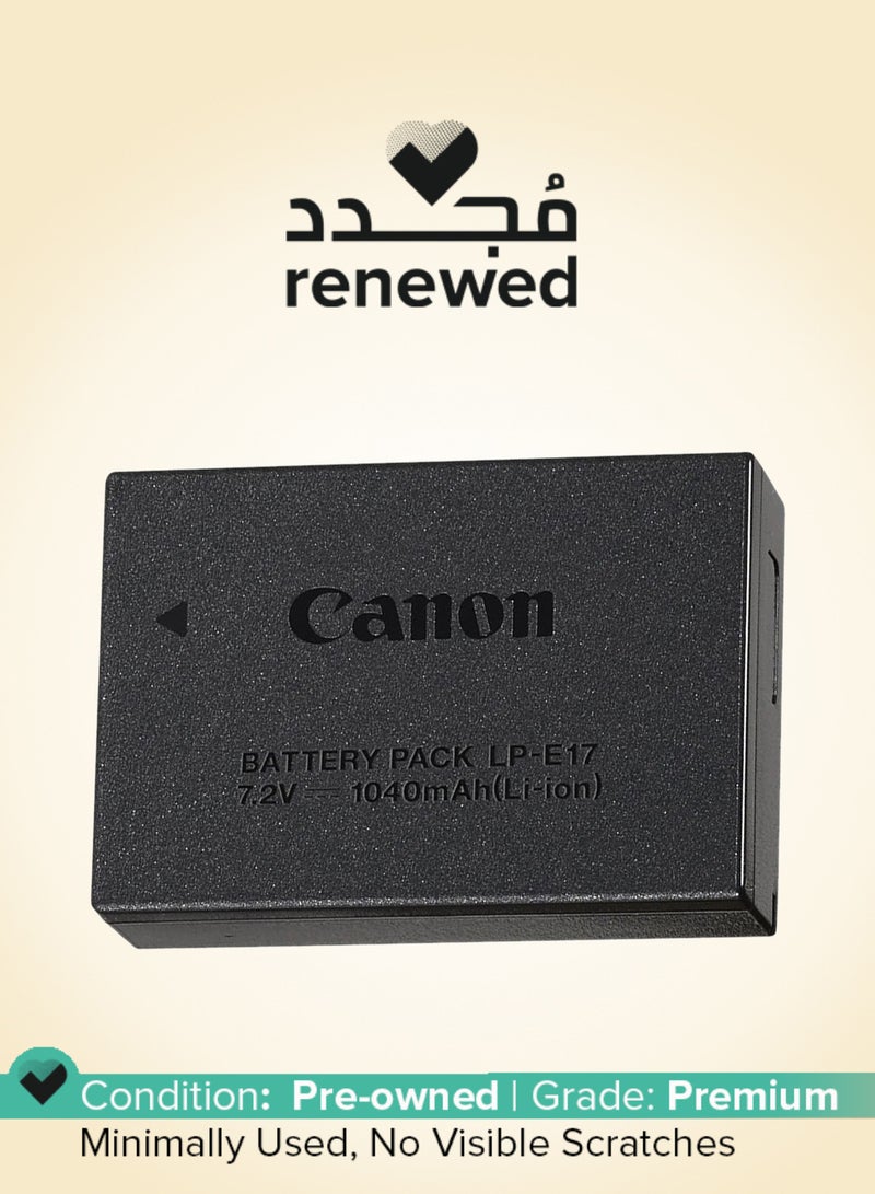 Canon Renewed -LP-E17 Li-Ion Battery Pack For DSLR & Mirrorless Cameras - Image 1