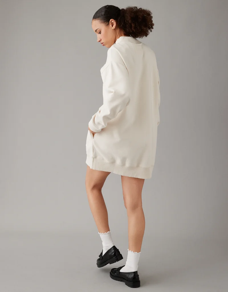 American Eagle Sweatshirt Mini Dress