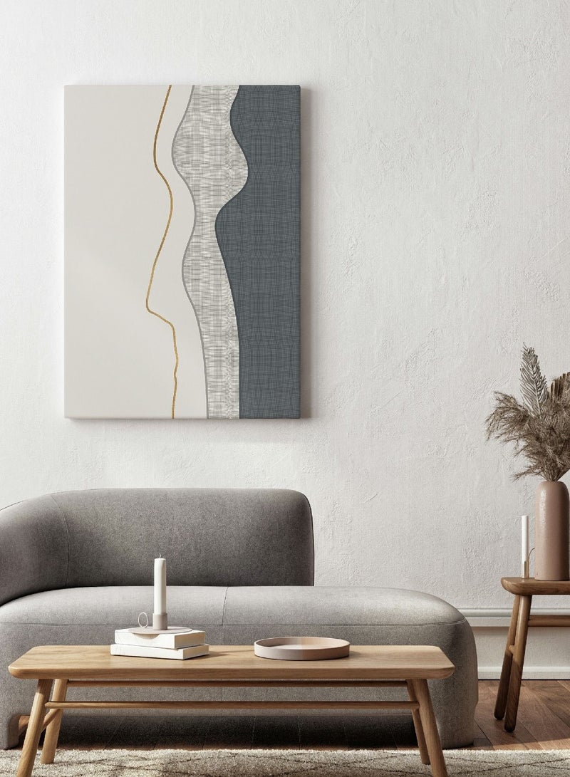 مودكلاس لوحة جدارية كانفس تصميم تجريدي مطبوعة  ثلاثية الأبعاد - Image 1