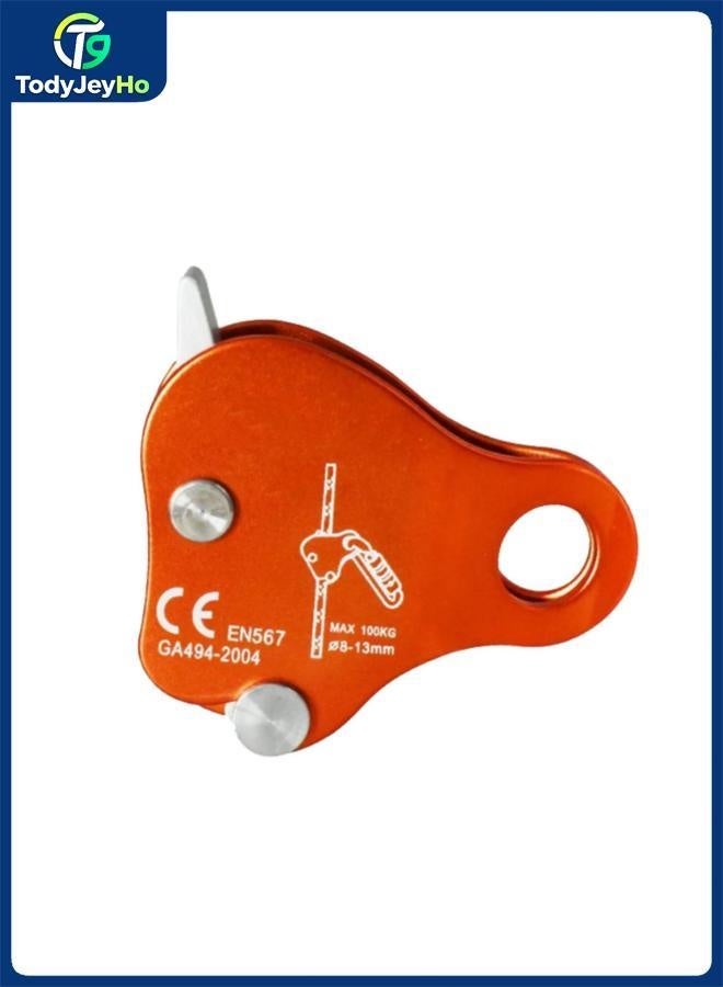 TodyJeyHo Climbing Elevator, Fallen Object Protection Rope, Clamping Device, Protective Equipment, Metal Alloy Self Locking Type, Used for Climbing, Tree Climbing, Tree Work, Cave Rescue - Image 1