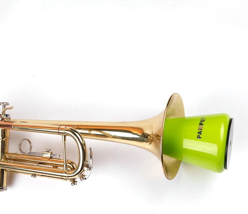 PAMPET Lightweight Practice Trumpet Mute Silencer，Trumpet Straight Mute (Green) - Image 5