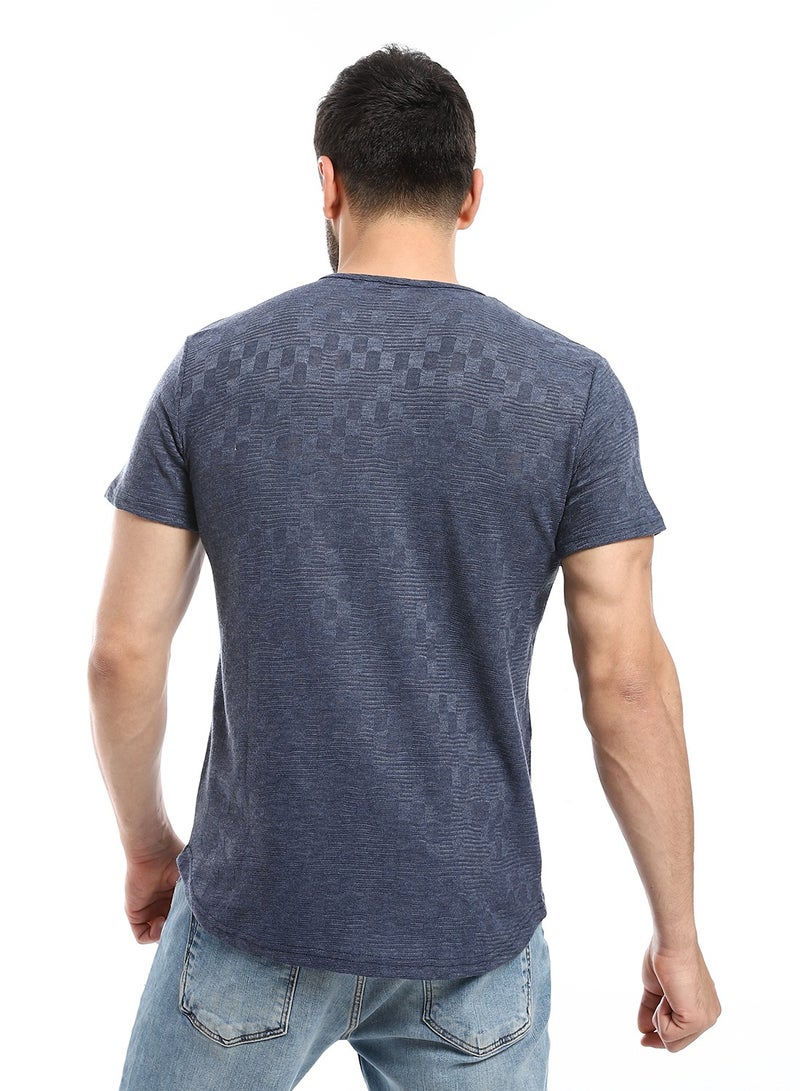 Caesar Mens T- Shirt With Half Sleeves And Round Neck - Image 4