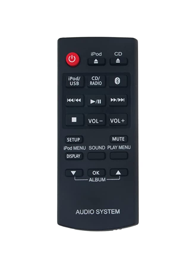 N2QAYC000081 Replaced Remote Control Fit For Panasonic Audio System SC-HC38 SC-HC38DBEBS SC-HC58 SC-HC58DBEBK
