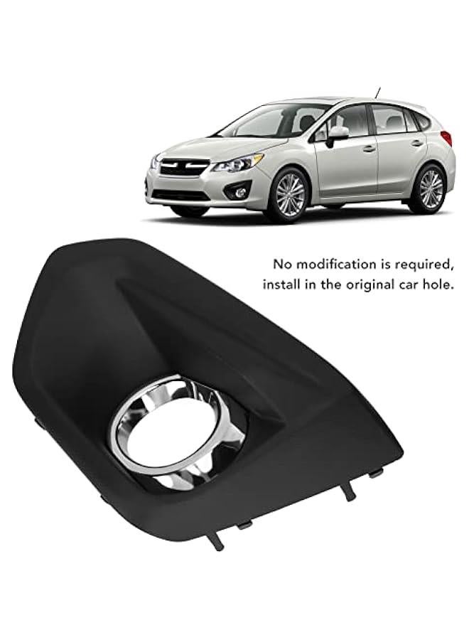Loquat Fog Light Bezel, Driver/Passenger Side Front Bumper Fog Light Cover, Left/Right Side Chrome Front Fog Light Trim Replacement for Impreza Sedan and Wagon, for Subaru 2012-2014 - Image 4
