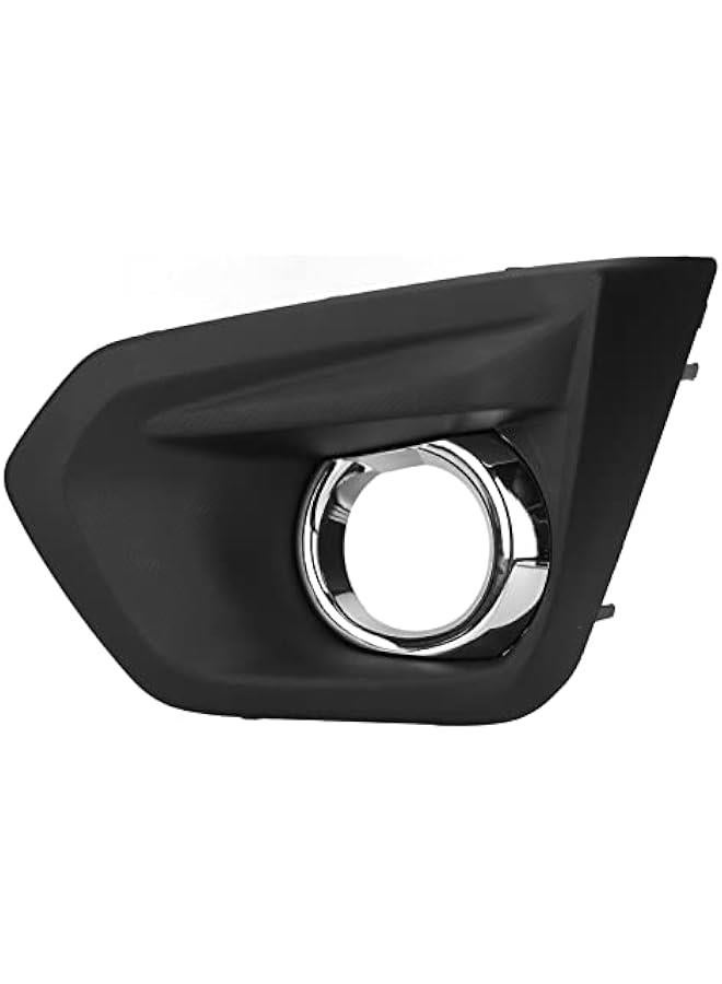 Loquat Fog Light Bezel, Driver/Passenger Side Front Bumper Fog Light Cover, Left/Right Side Chrome Front Fog Light Trim Replacement for Impreza Sedan and Wagon, for Subaru 2012-2014 - Image 1
