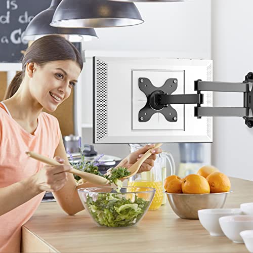 WALI Mount for Echo Show 21, Echo Show 15, Adjustable Wall Mounting Bracket with Heavy Duty 15” Extension Arm, Rotate Tilt Swivel for Echo Show 21, Echo Show 15, Holds up to 33lbs, Black - Image 3