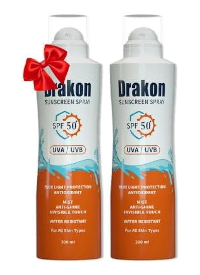 Drakon, SunScreen Spray- 200Ml 1+1